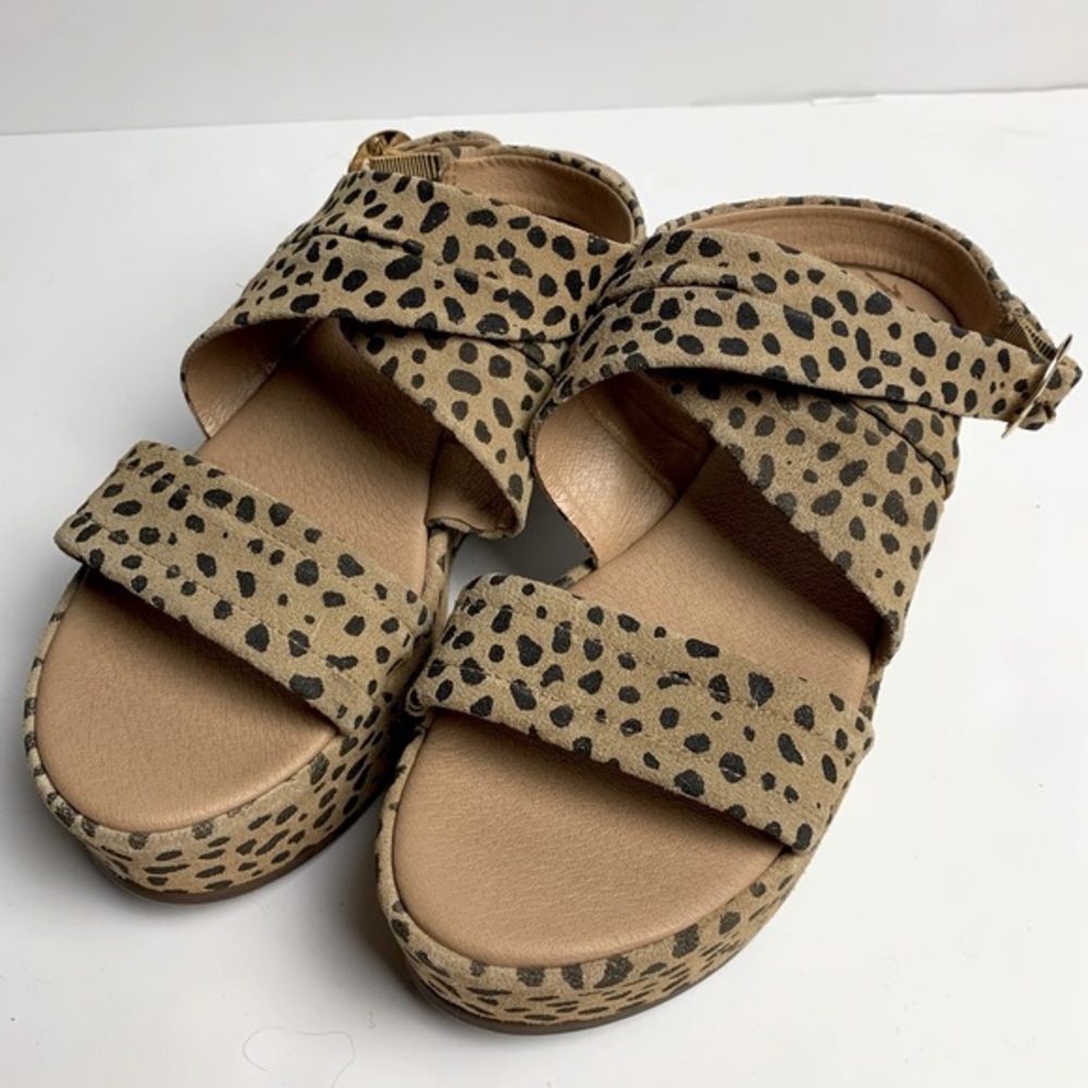 Matisse Starling Cheetah Print Platform Sandals
